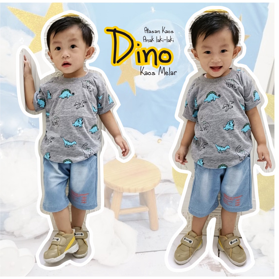 Atasan Kaos Anak Laki-Laki Dino CKids