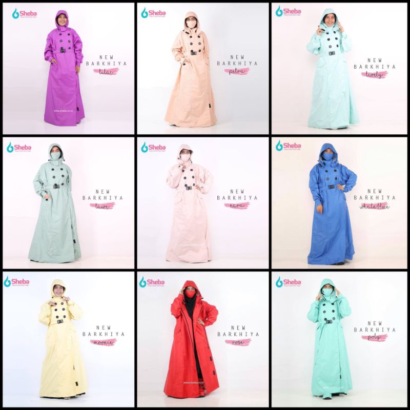 Jas Hujan Muslimah Sheba Best Seller