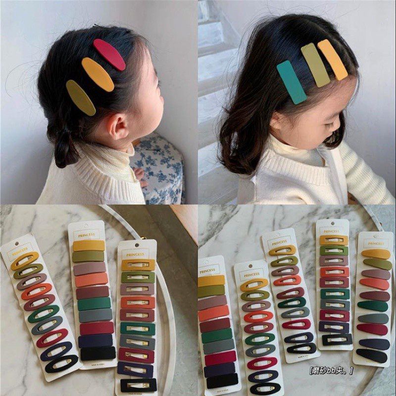 Jepit Rambut Doff Matte Premium Impor / Jepitan Anak Warna Doff Aksesoris Rambut Matte Premium Hairpin Korea