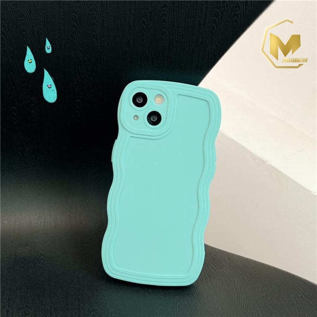CASE SOFTCASE SILIKON GELOMBANG WAVY PROCAMERA MACARON IPHONE 12 13 14 PRO MAX PLUS MA3716