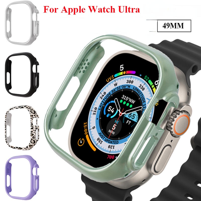 Casing Hard Case Frame Bumper Hollow Bahan PC Untuk Apple Watch Ultra 49mm / iWatch Ultra 49mm