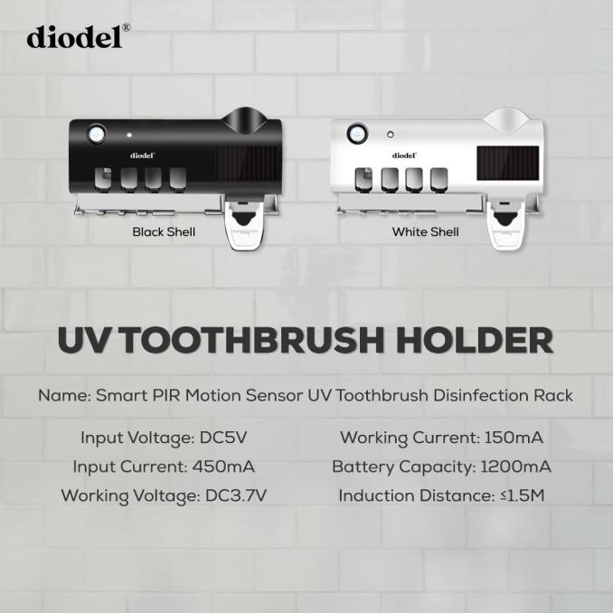 Diodel UV Toothbrush Disinfectant Holder