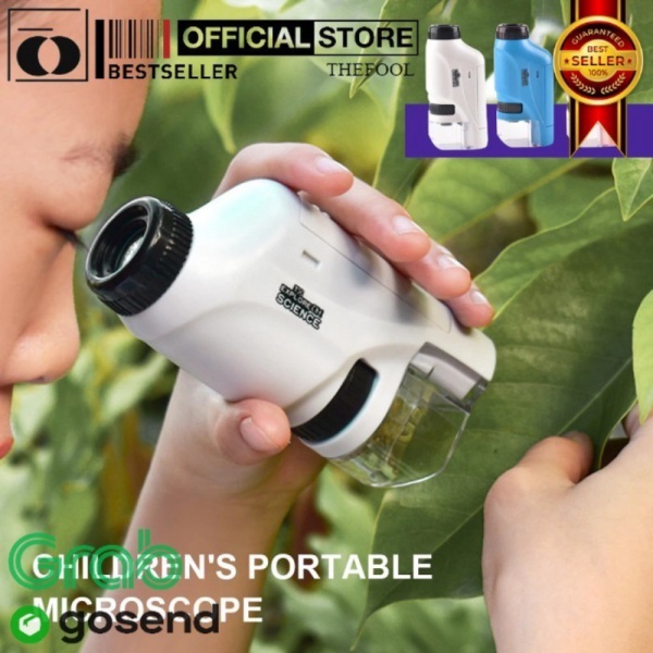 

Promo Pocket Microscope For Kids 60X-120X Led Lighted Zoom ORIGINAL TF Murah