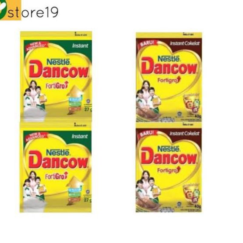 

Dancow renceng coklat & putih