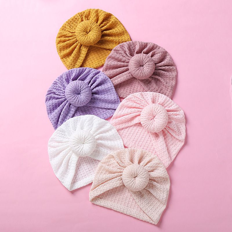 (Pimenova) turban donat turban donat warna pastel bonet baby