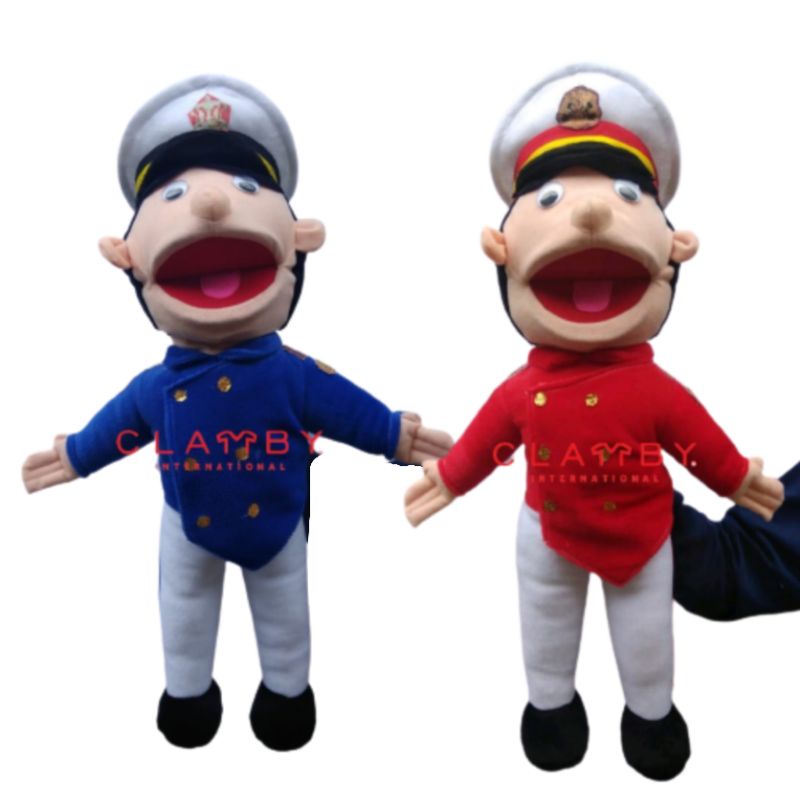 Boneka Tangan Mulut Gerak karakter AKMIL & AKPOL Puppet | Ventriloquis | Boneka Edukasi Mulut Gerak