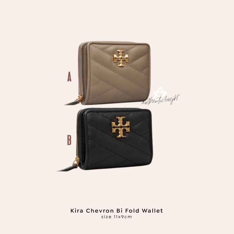 [READY GRATIS ONGKIR] TB KIRA CHEVRON BIFOLD WALLET