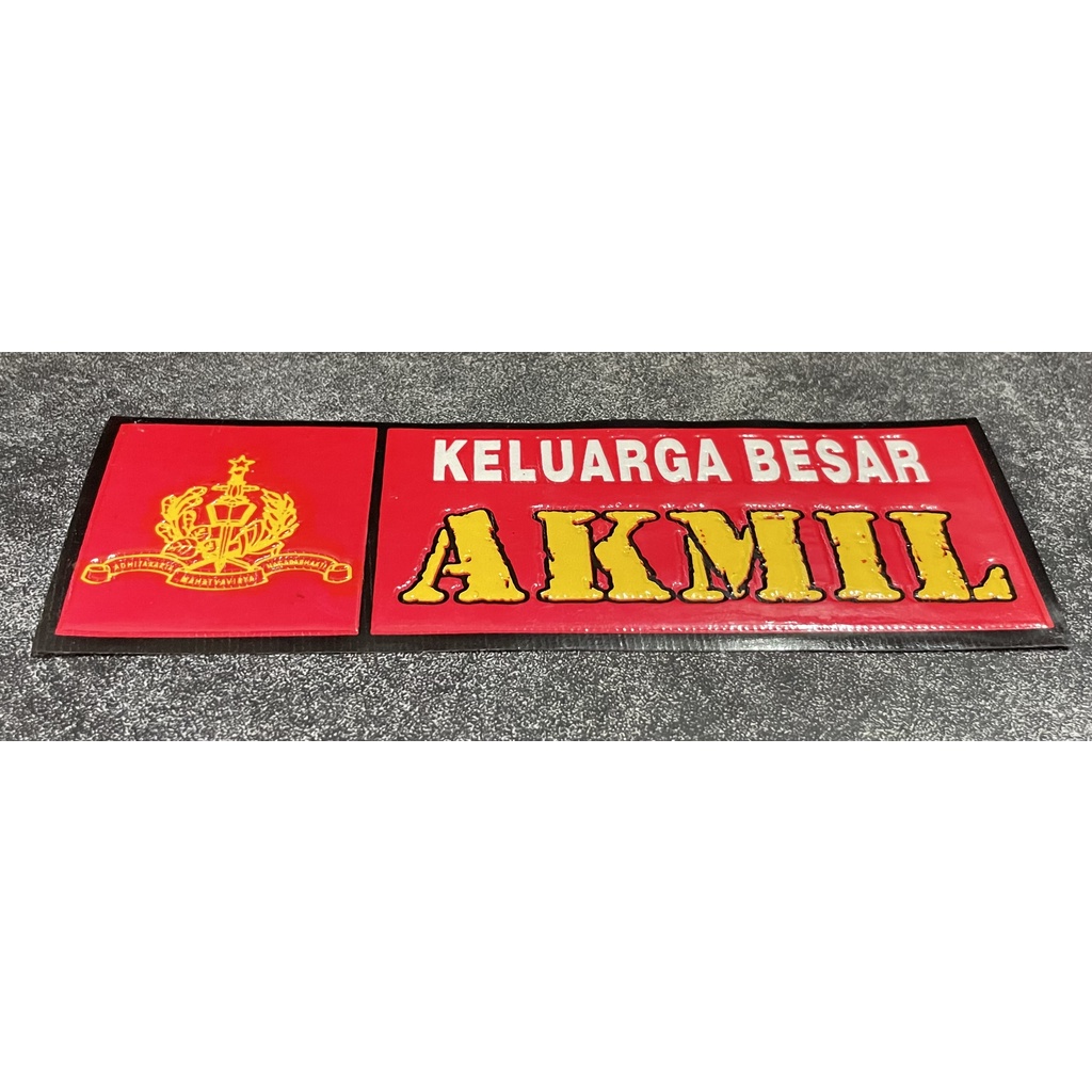 Sticker Keluarga Besar AKMIL (Panjang) - Stiker Angkatan Militer