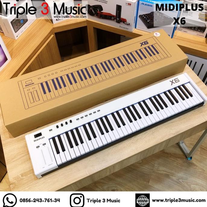 PROMO Midiplus X6 Midi Controller 61 Keys Triple 3 Music