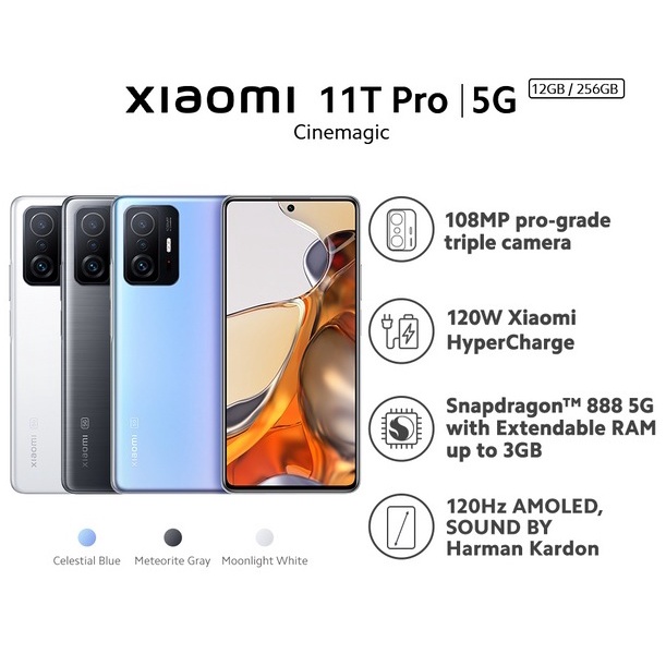 Xiaomi Official Xiaomi 11T Pro 12/256GB Smartphone