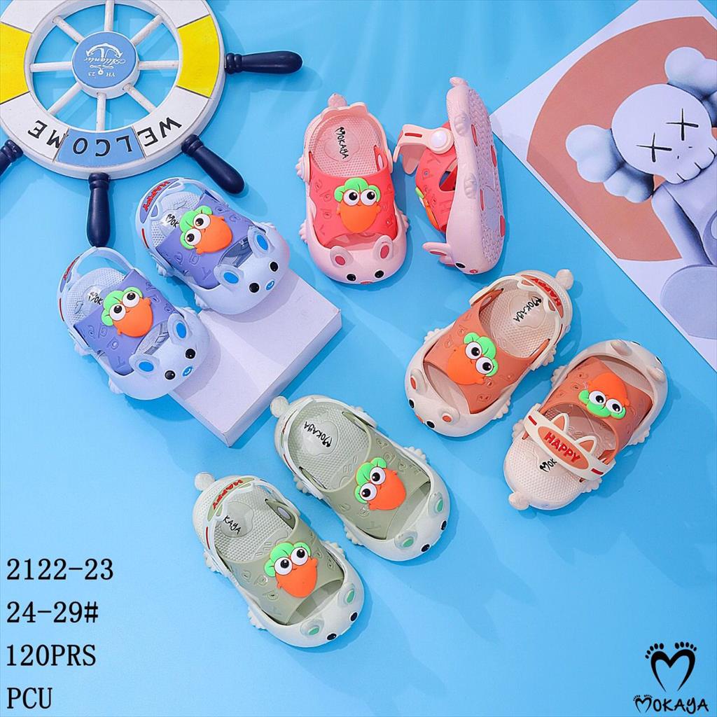 Sandal Let Jelly Anak Motif Bunny Ban Carrot Super Empuk Cute Kekinian Import Mokaya / Size 24-29 (2122-23)