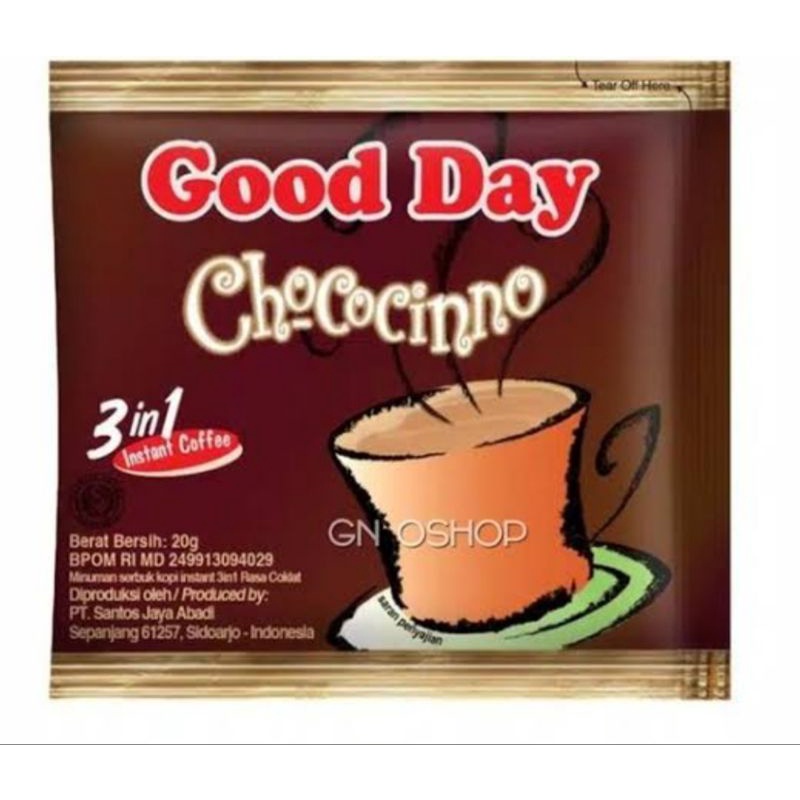 

good day coffee 3in1 chococino 20gr isi 10pcs