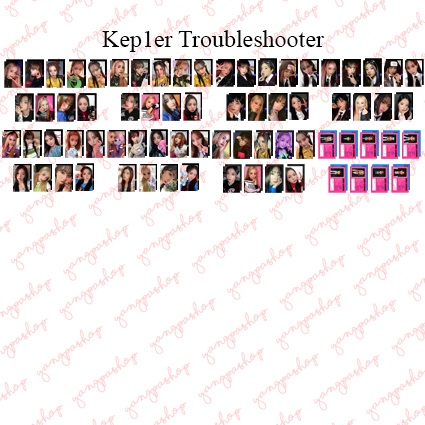 [READY / SET] KEP1ER TROUBLESHOOTER KEPI TROUBLE PHOTOCARD FAN MADE UNOFFICIAL YANGPASHOP XIAOTING C