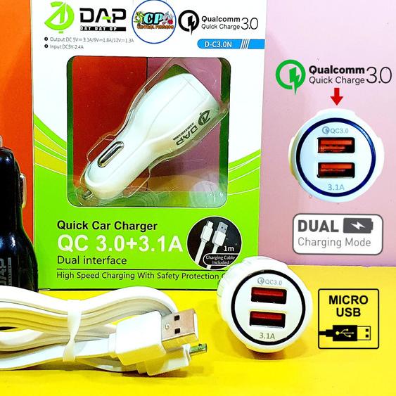 Car Charger DAP Qualcomm D-C3.0N