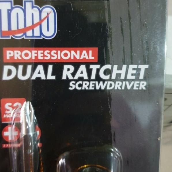 OBENG RACHET BOLAK BALIK TOHO / DUAL RATCHET SCREWDRIVER TOHO
