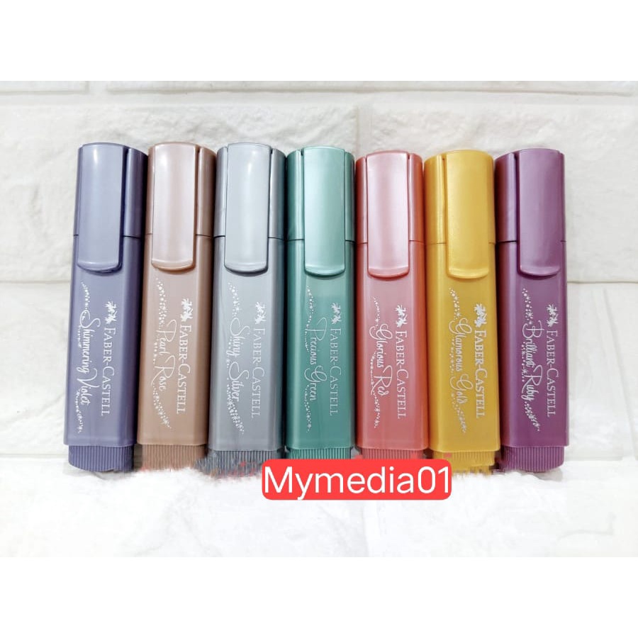 

TEXTLINER 46 METALIC FABER CASTELL 7 WARNA TERMURAH