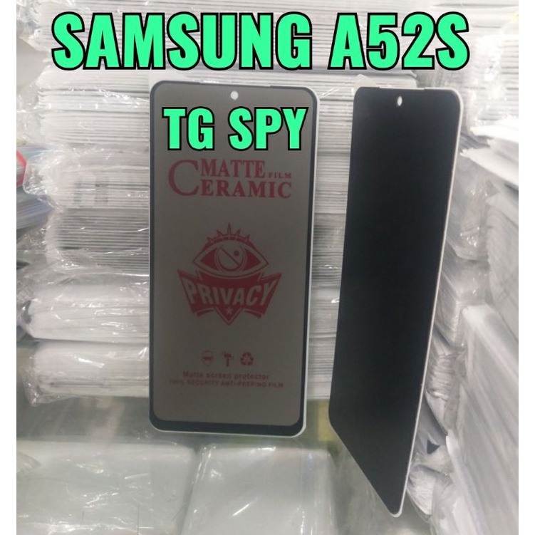 SAMSUNG A52S TEMPERED GLASS SPY PELINDUNG LAYAR HANDPHONE