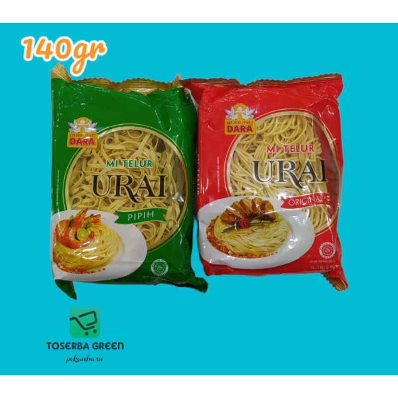 Jual Mie Burung Dara Urai Original Pipih 140gr Shopee Indonesia