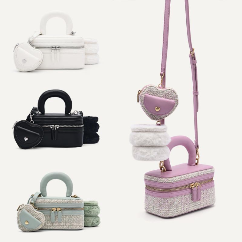 Tas PEDRO Melody Shoulder Bag With Double Pouch Set Box