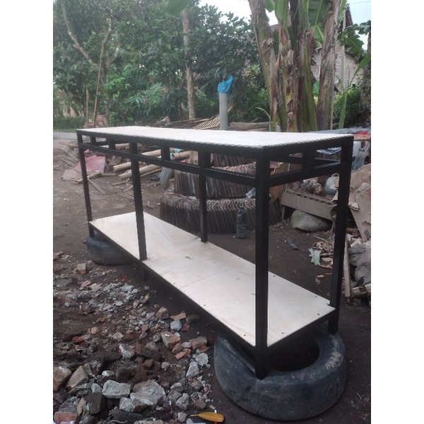 meja aquarium minimalis