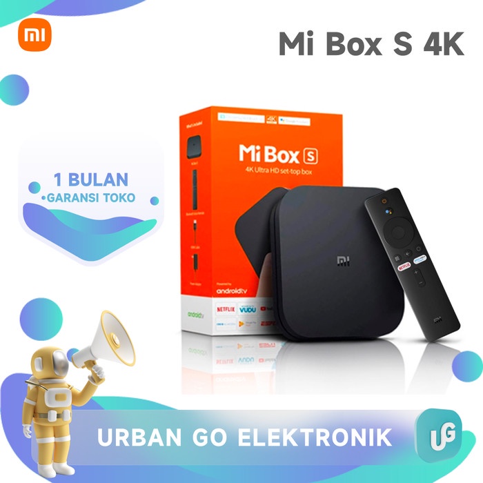 Produk Terbaru Xiaomi Mi Box 4K Android Tv Set Top Box Hdr Mi Box S 4K