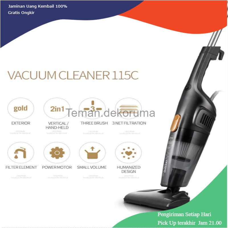 TD - PR2 Deerma Penyedot Debu Vacuum Cleaner - DX115C