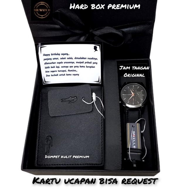 HAMPERS COWOK EDISI FULL BLACK (HARD BOX PREMIUM)