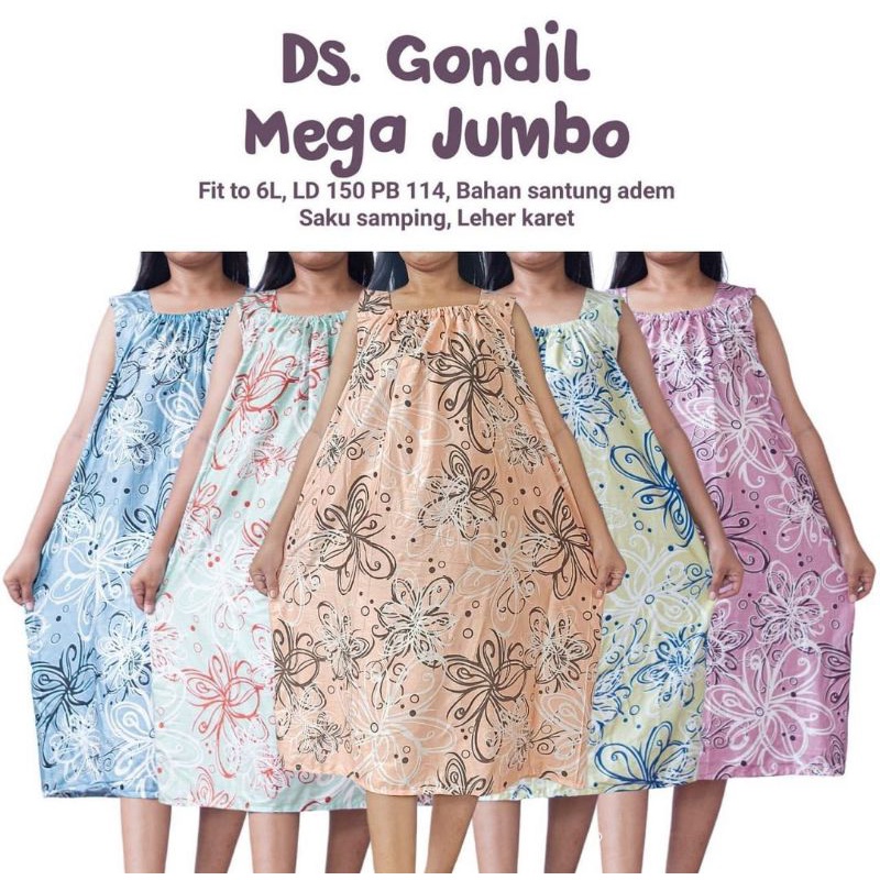 Daster Gondil Mega Jumbo