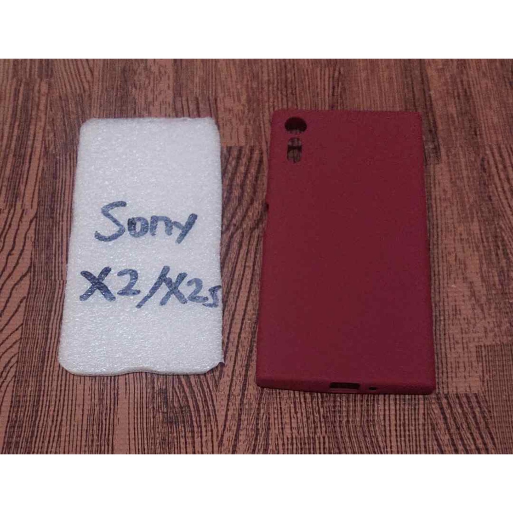 Sony XZ / XZS Softcase Sand Sandstone Matte Back Case Shockproof Cover Sony Xperia XZ / XZS