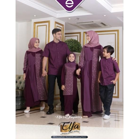 Elfa 249 Raspberry Gamis Kagumi 250 Kahfi 224 Sarimbit Ethica Sarimbit