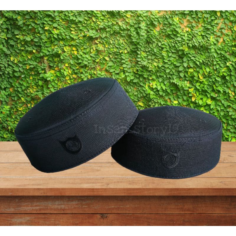 PECI KOPIAH TEROMPAH MALAYSIA HITAM POLOS