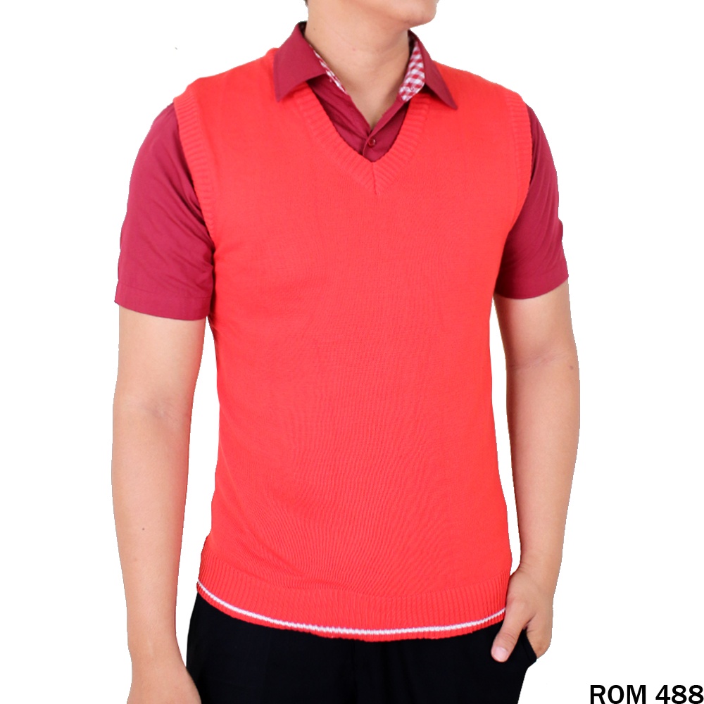 Rompi Rajut Polos Rajut Hitam ROM 355