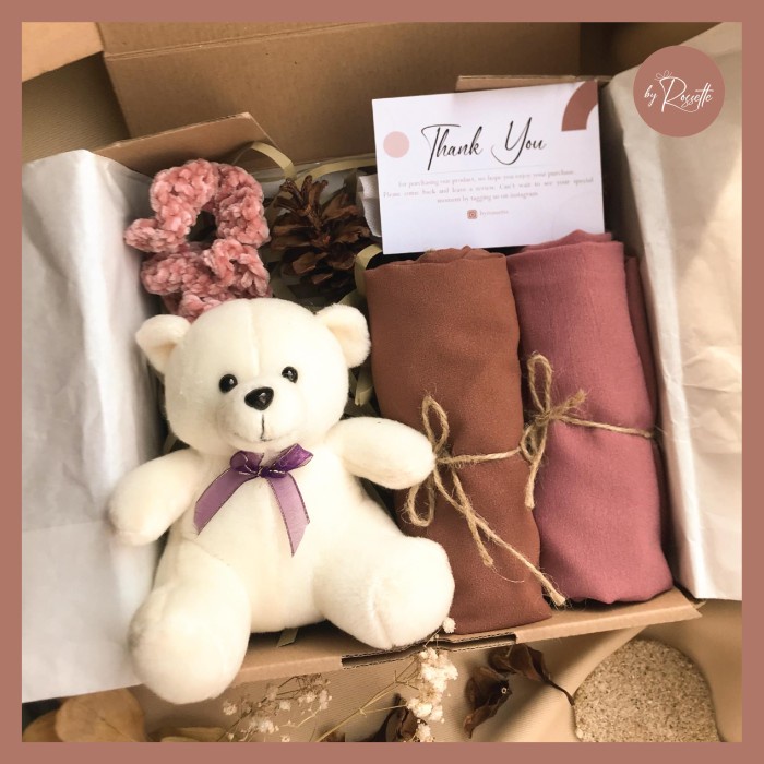 

(COD) Gift Box Hampers Hijab Instan Set | Kado Wisuda Ulang Tahun - PAKET B