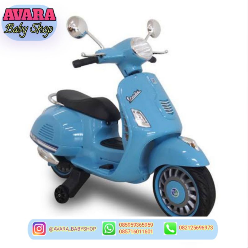 Motor Vespa Listrik Mainan Anak