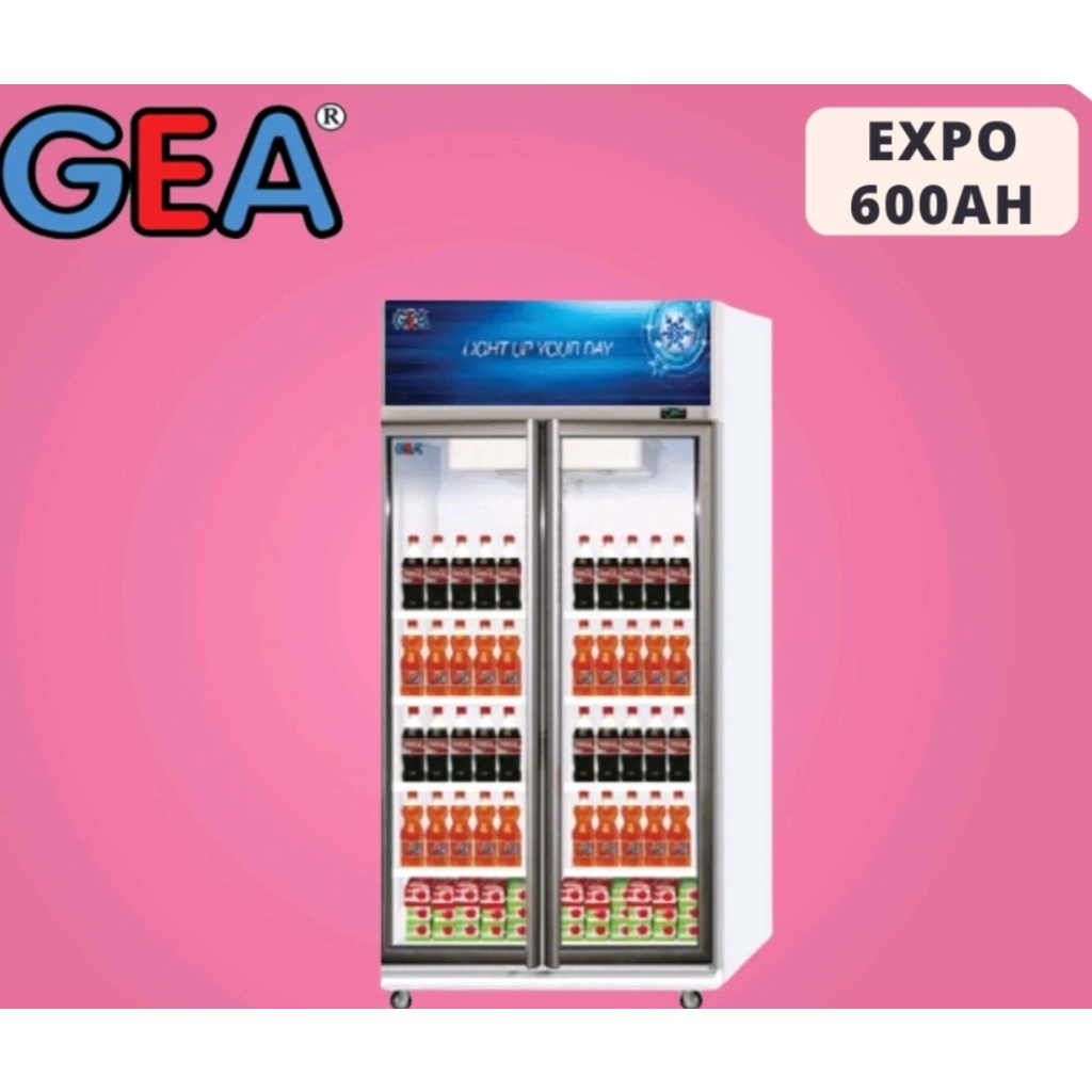 KULKAS SHOWCASE PENDINGIN GEA 2 PINTU TYPE EXPO 600