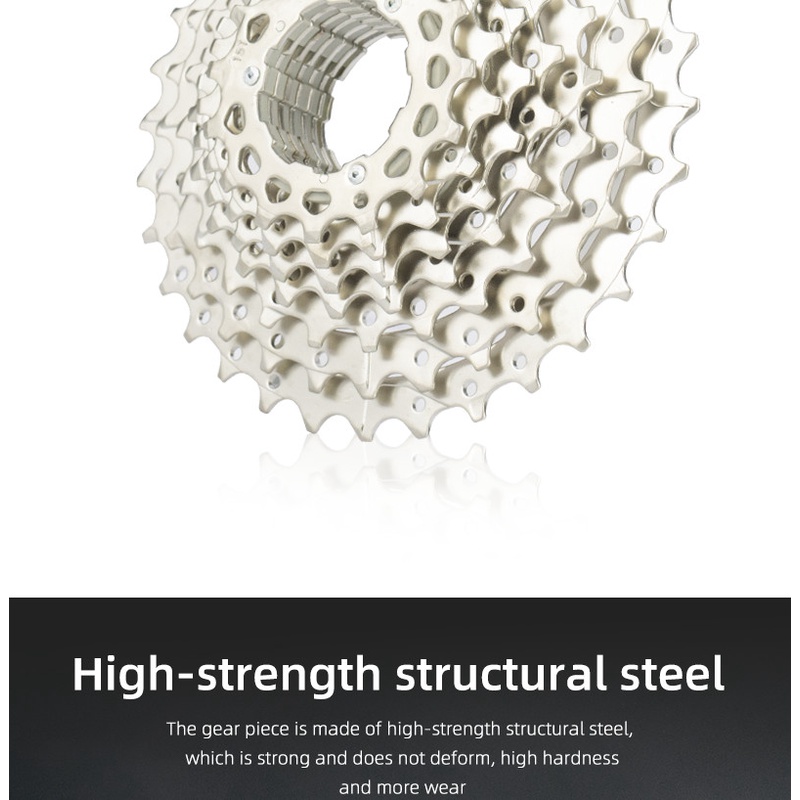 Wake Sprocket 10 Speed 11-28T Gear Cassette Sepeda Lipat MTB Roadbike
