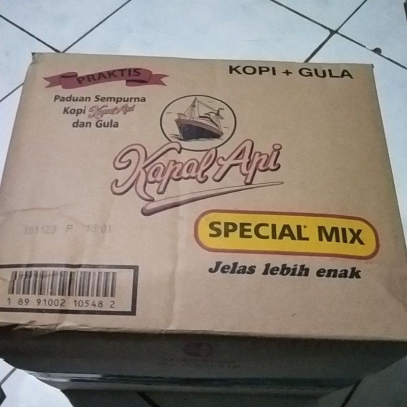 kopi+gula kapal api harga 1dus12renceng isi 120bngkus