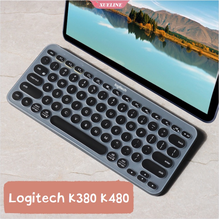 K380 cover Pelindung keyboard Logitech K480 Bahan Silikon Anti Debu