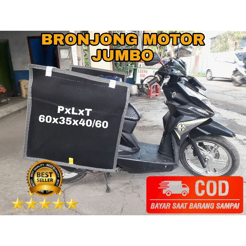 Motor Kurir Bahan Tas Motor Kurir Bahan Fujipo Tebal Tas Obrok Pengangkut Barang Serbaguna Deskripsi