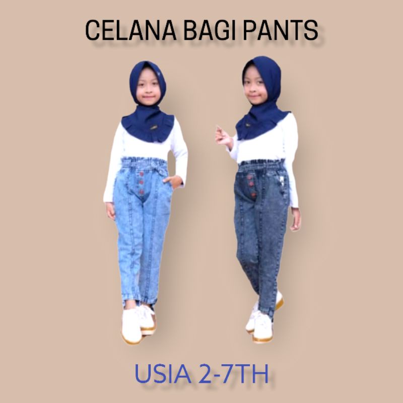 Celana anak begi pants  perempuan usia 1-5th