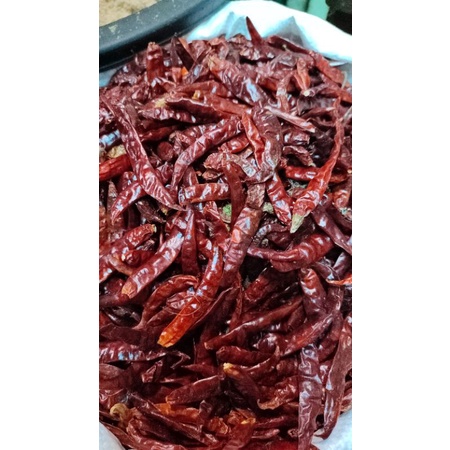 

cabe merah rawit/Teja kering