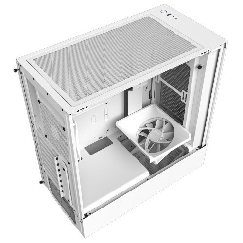 Casing NZXT H5 Flow White - Mid-Tower Airflow Case