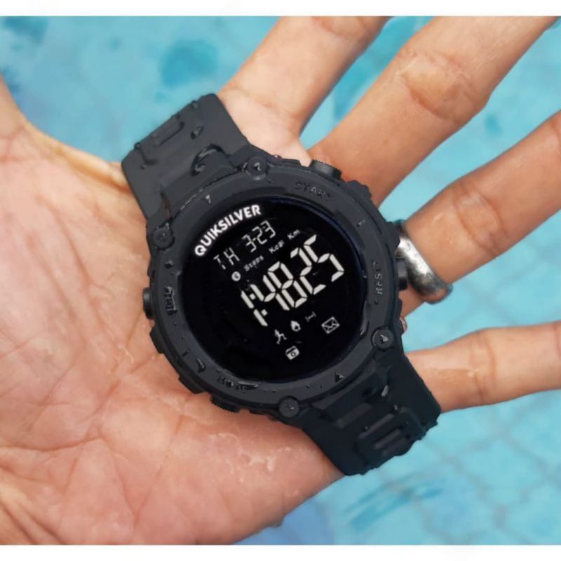 JAM TANGAN DIGITAL QUIKSILVER DRONE, ANTI AIR