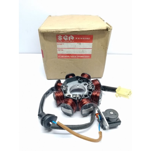 stator comp spol spoll spul spull sepul spool assy suzuki shogun 110 kebo lama new 32101-30D10L000 o
