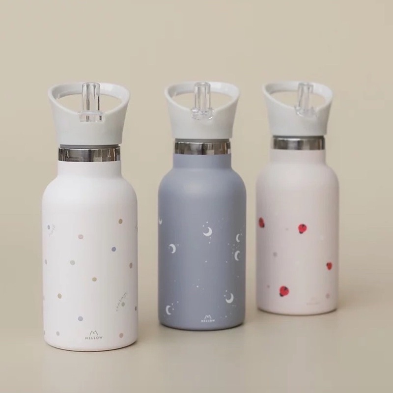 Mellow Stainless Steel Thermo Flask 350ml / Botol Minum Anak Stainless