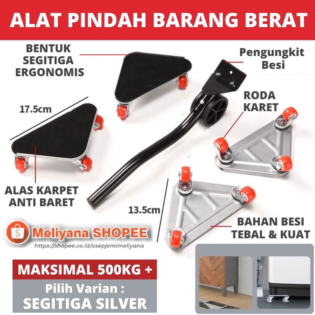 Moving Tools Furniture Mover Tool - Pemindah Barang Berat Lemari Tempat Tidur Meja 500Kg