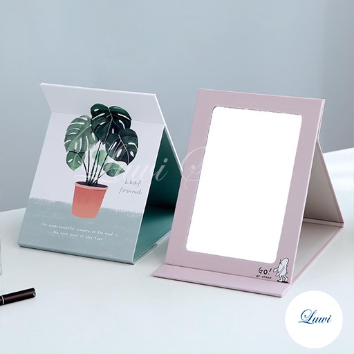 KACA BUKU CERMIN LIPAT RANDOM MODEL LIPAT KECIL