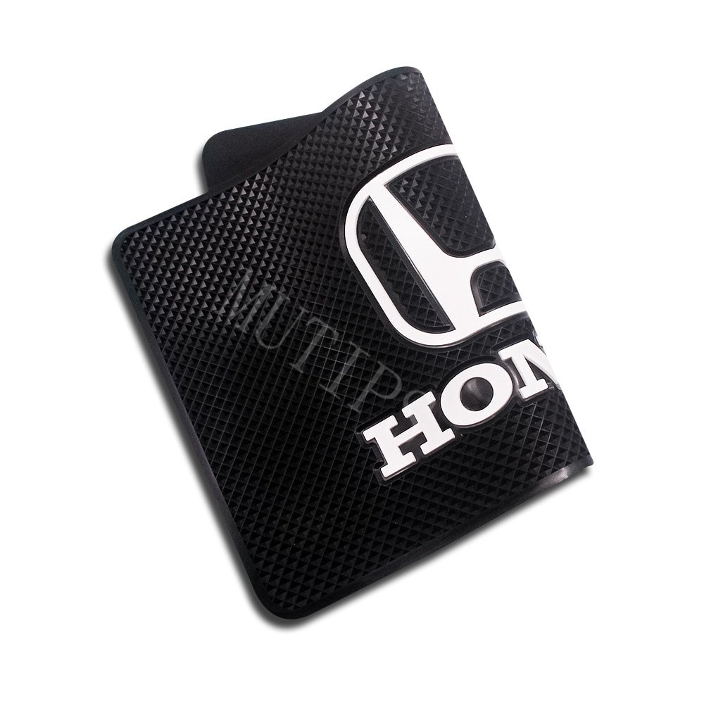 Pad Karet Anti Slip Multifungsi Logo Honda Civic CRV HRV Freed Brio City BRV Accord Jazz Untuk Dashboard Mobil