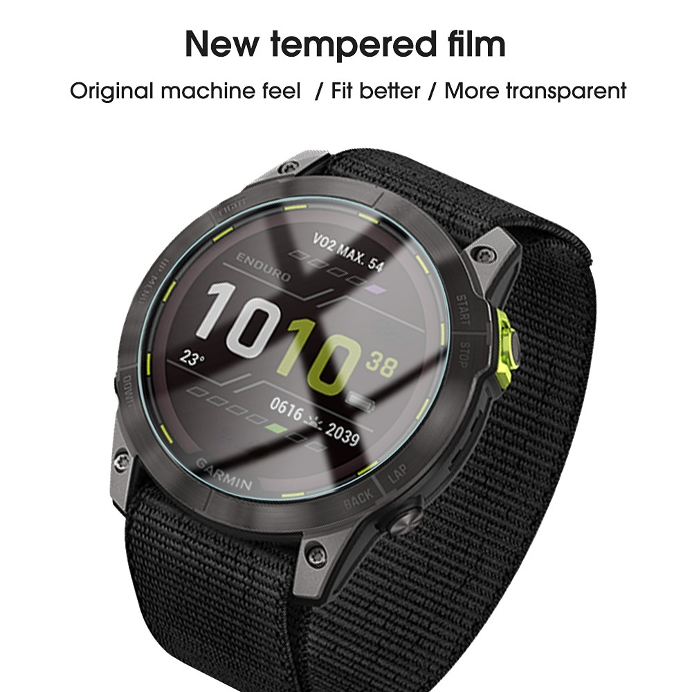 Film Tempered Glass Pelindung Layar Smartwatch Garmin Enduro 2 Anti Sidik Jari