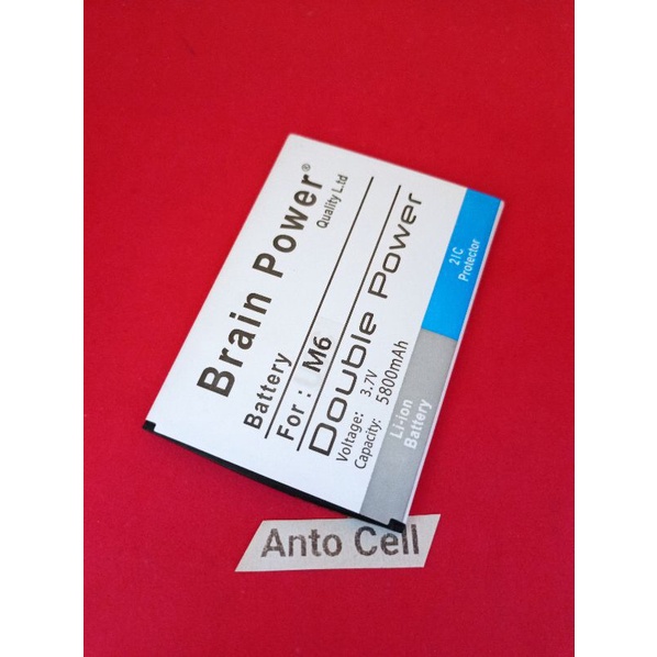 Baterai Evercoss M6 batre Evercoss M 6 double power